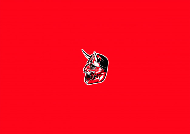 Oni Mask Logo Vector Premium Download 626x442 Oni Mask Logo Vector Premium Download