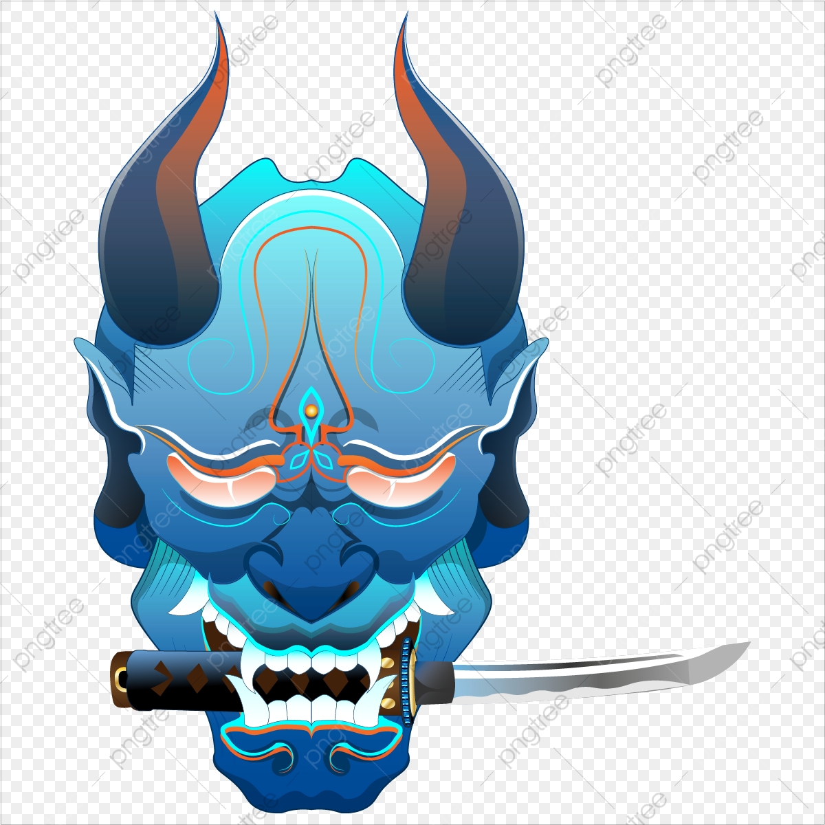 Hannya Mask, Hannya, Hannya Tattoo Png And Vector With Transparent 1200x1200 Hannya Mask, Hannya, Hannya Tattoo Png And Vector With Transparent