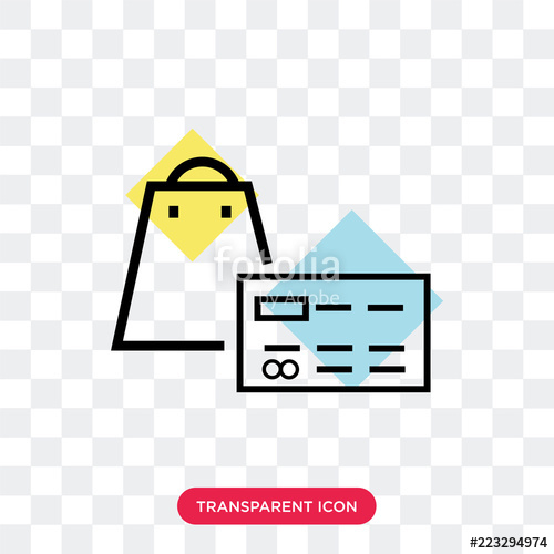 Online Shopping Vector Icon Isolated On Transparent Background 500x500 Online Shopping Vector Icon Isolated On Transparent Background