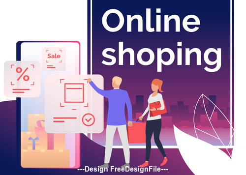 Concept Online Shopping Vector Free Download 500x356 Concept Online Shopping Vector Free Download