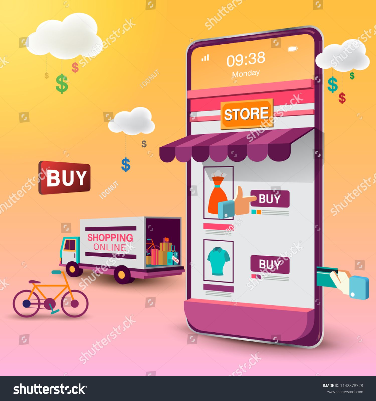 Shopping Online On Mobile Vector Online Shopping Vector Mobile 1500x1600 Shopping Online On Mobile Vector Online Shopping Vector Mobile