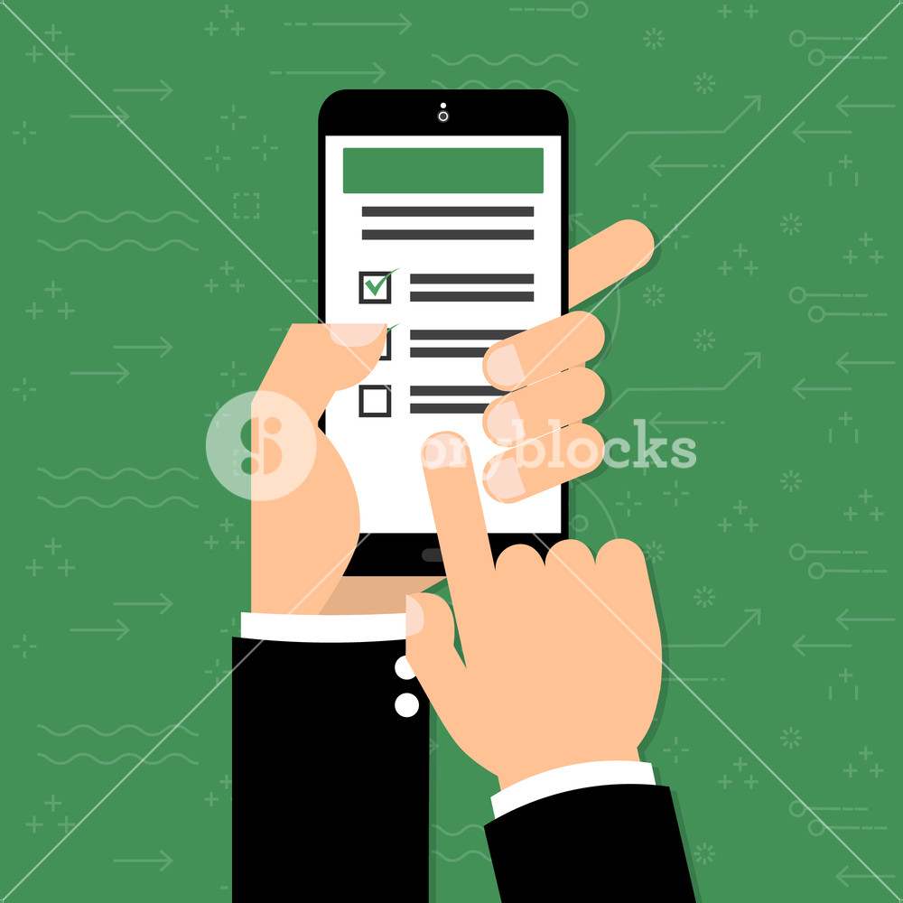 Online Survey Vector