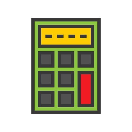 Calculator Vector, Online Shopping Filled Design Icon Editable 450x450 Calculator Vector, Online Shopping Filled Design Icon Editable