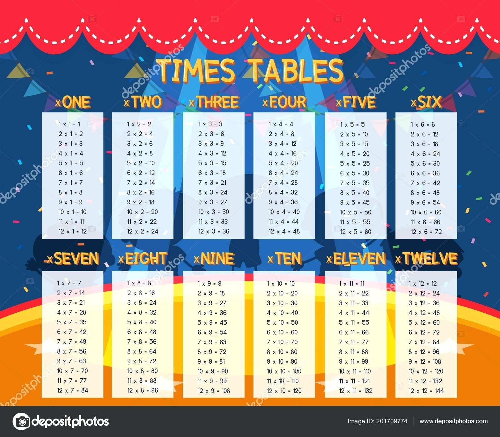 Times Math A Math Times Tables Illustration Vector 1600x1400 Times Math A Math Times Tables Illustration Vector