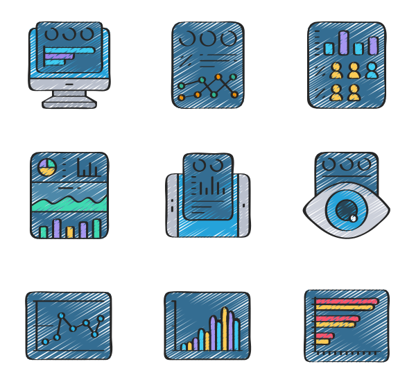 600x564 Graph Icons