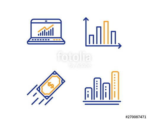 500x405 Fast Payment, Diagram Graph And Online Statistics Icons Simple Set