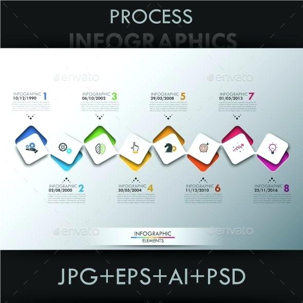 590x590 Modern St Timeline Template Vector Illustrator Web Design