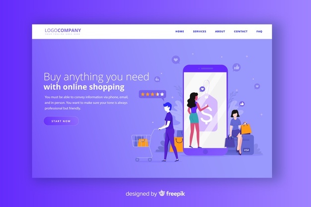 626x417 Online Shopping Landing