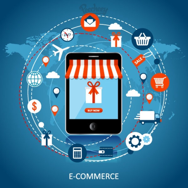 600x600 Online Shopping Promotion Template Free Vector In Adobe