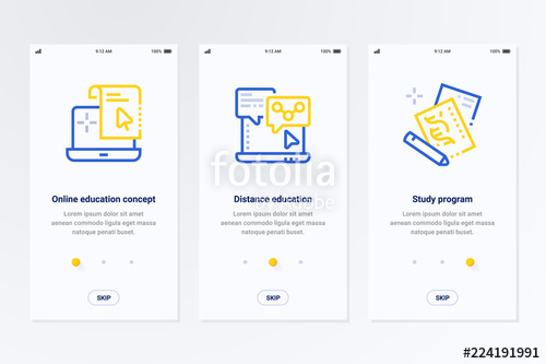 500x333 Online Education Concept, Distance Education, Study Program