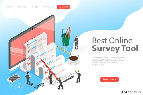 500x334 Flat Isometric Vector Landing