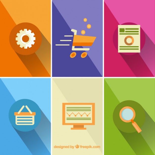 626x626 Online Shop Icons Vector Free Download