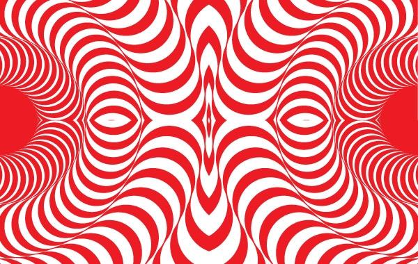 600x380 Nixvex Free Vector Of Circular Op Art Patterns