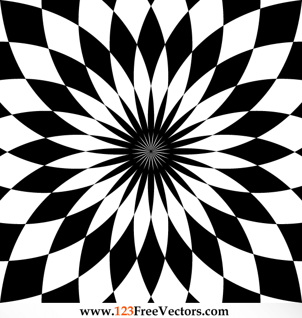 600x630 Op Art Flower Vector