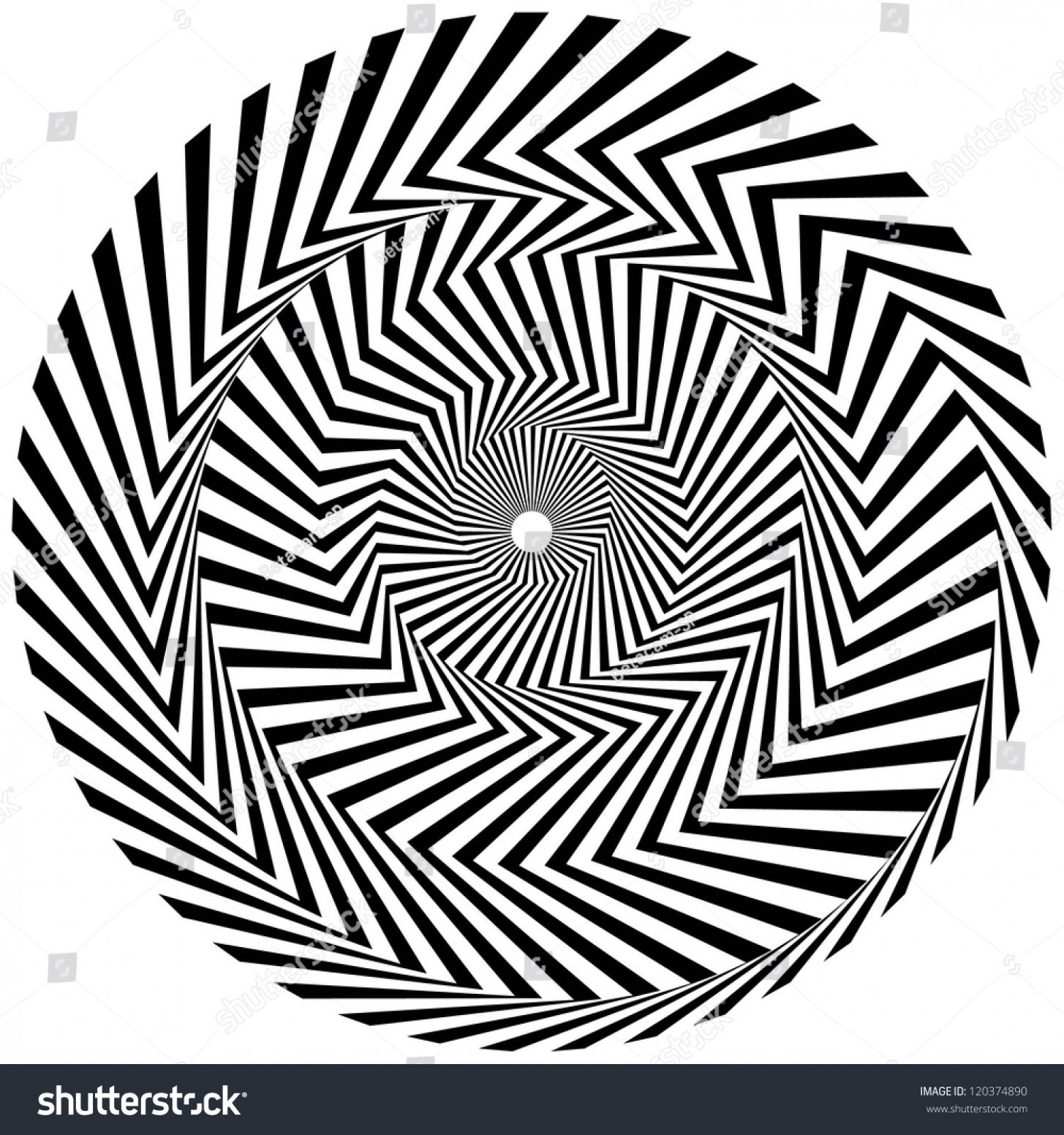 1455x1552 Op Art Known Optical Art Style Stock Vector