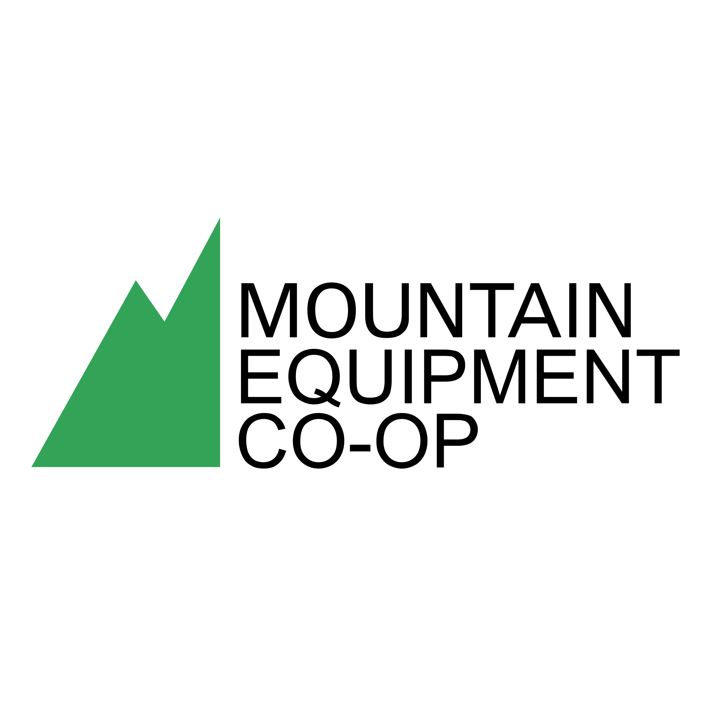 2400x2400 Mountain Equipment Co Op Logo Png Transparent Vector