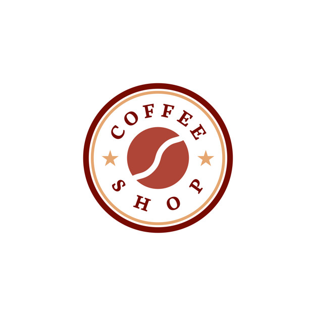 626x626 Retro Coffee Shop Logo Vector Vector Free Download