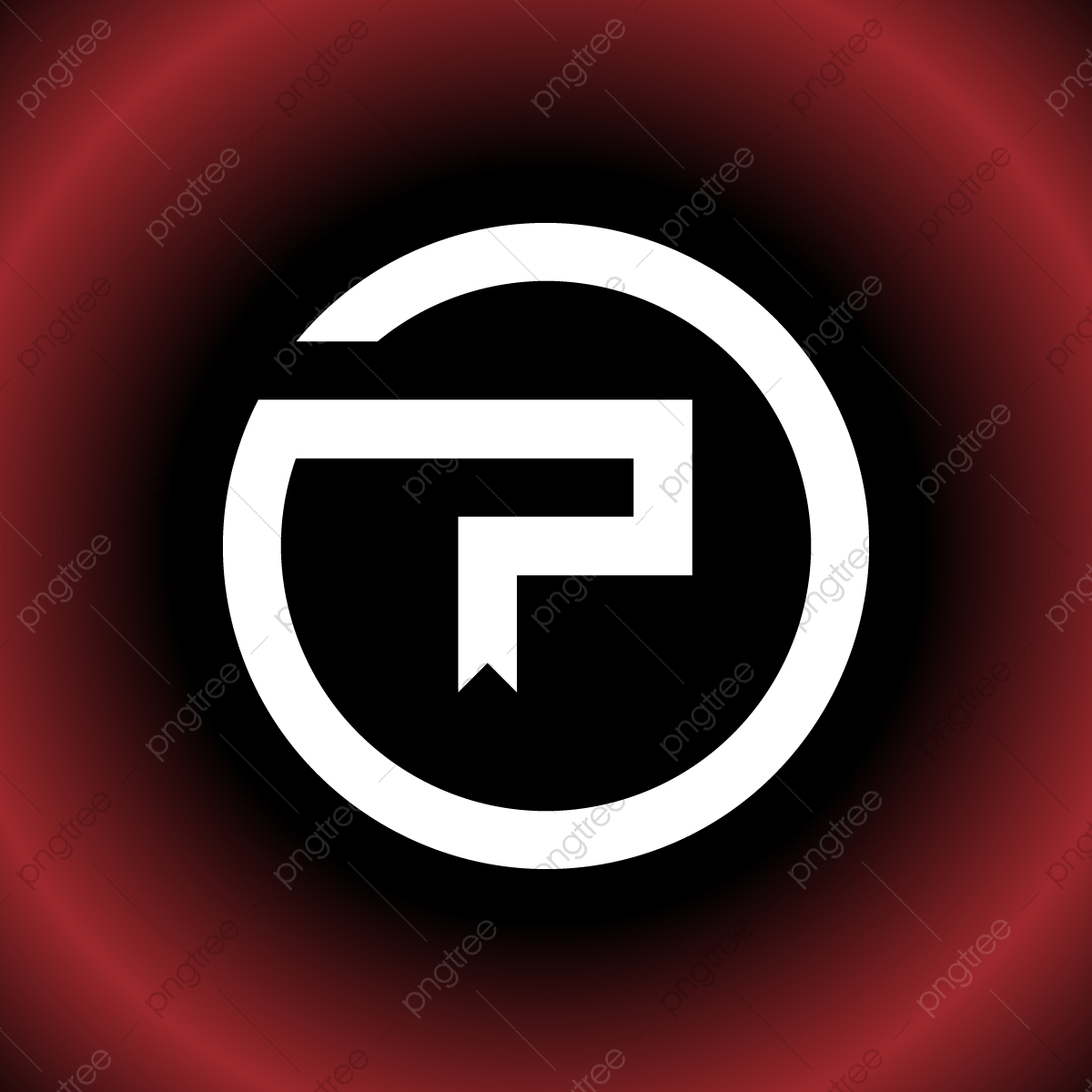 1200x1200 Circular Arrow Letter P Op Dp Vector Logo Design, Icon, Arrow