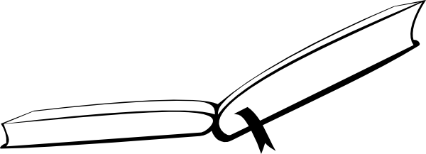 600x217 Open Book Clip Art
