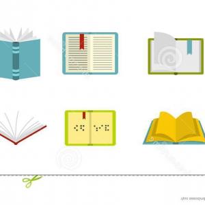 300x300 Open Book Vector Icon Style Flat Hoodamathrun