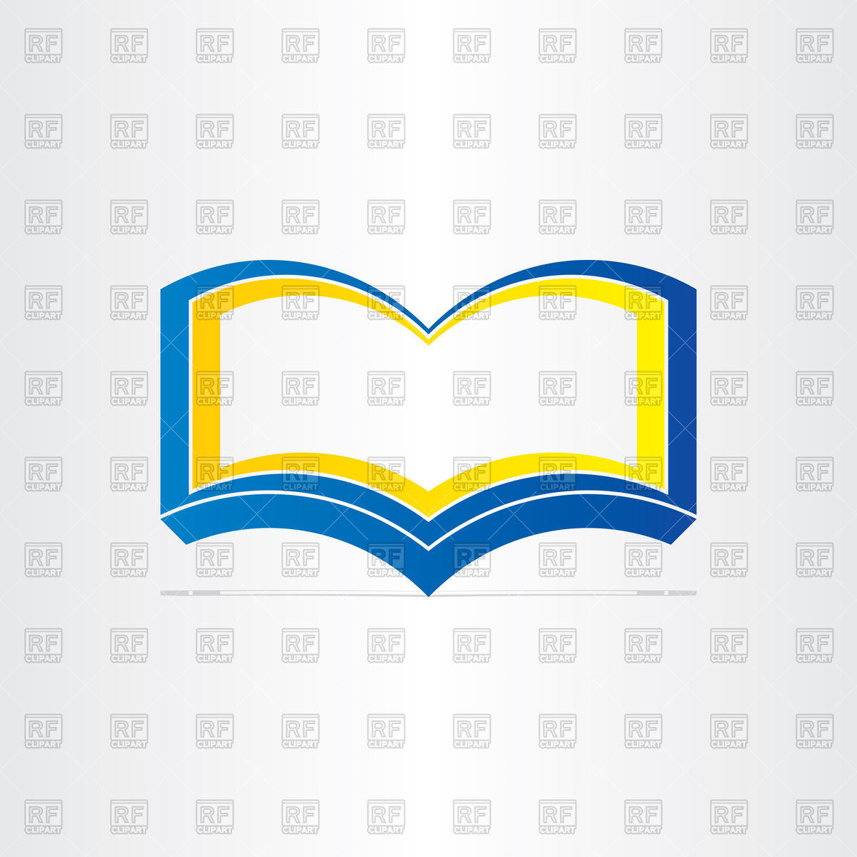 1200x1200 Blue Open Book Icon Vector Image Of Icons And Emblems