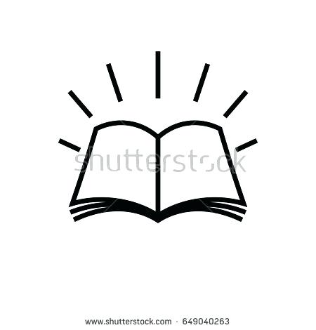 450x470 Open Book Knowledge Symbol Template Logo Stock Vector Of Readworks