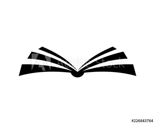 500x400 Education Open Book Sign Symbol Icon Logo Vector