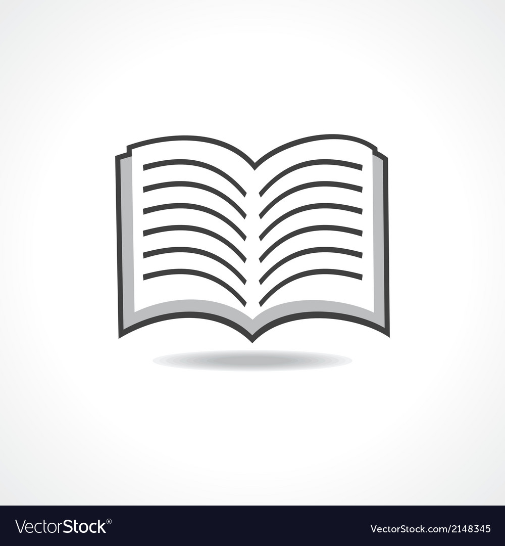 1000x1080 Open Book Icon Vector