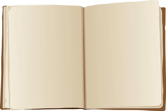 550x369 Opened Book Vector Material