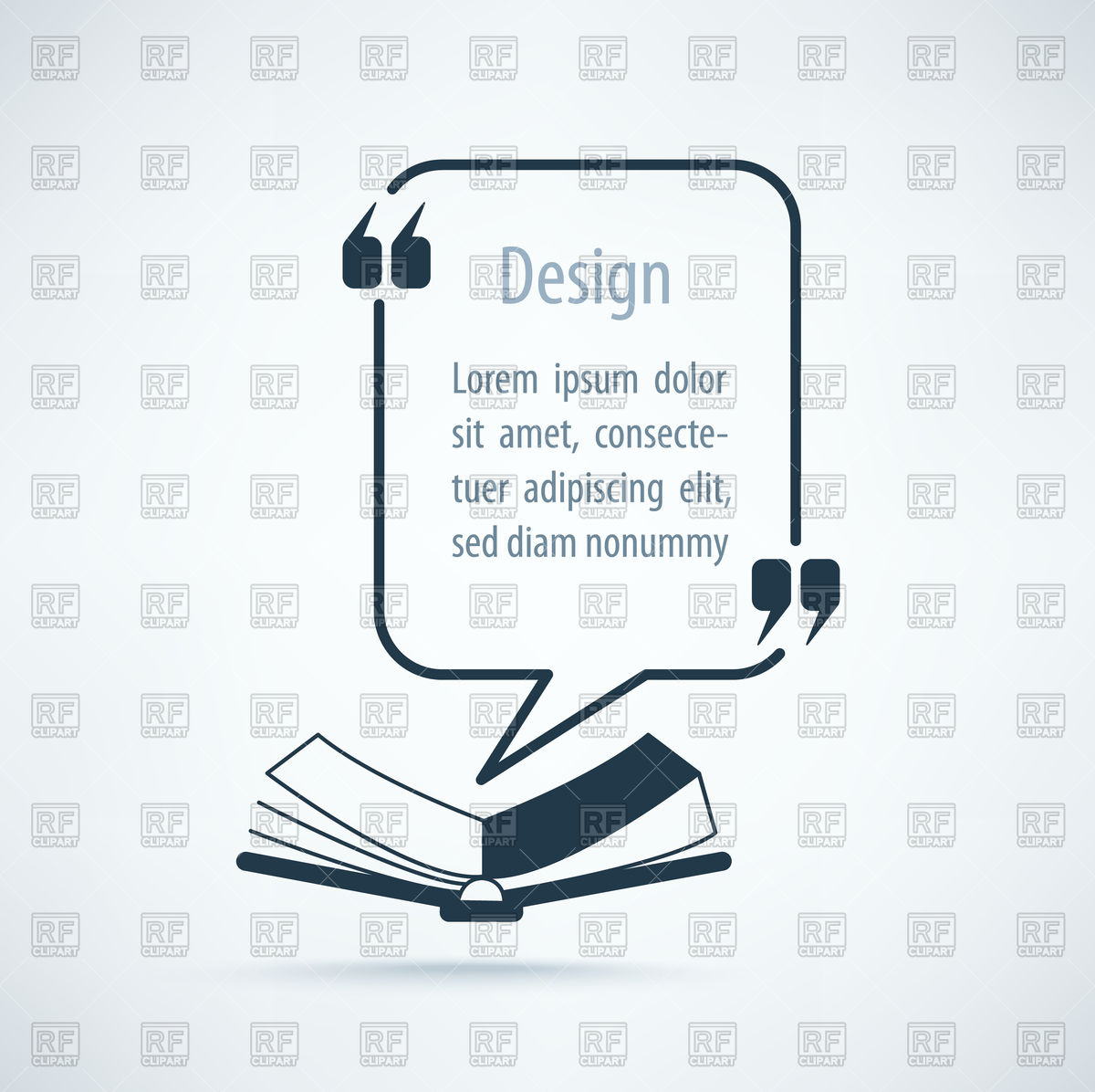 1200x1196 Square Bubble And Open Book Vector Image Of Science Education