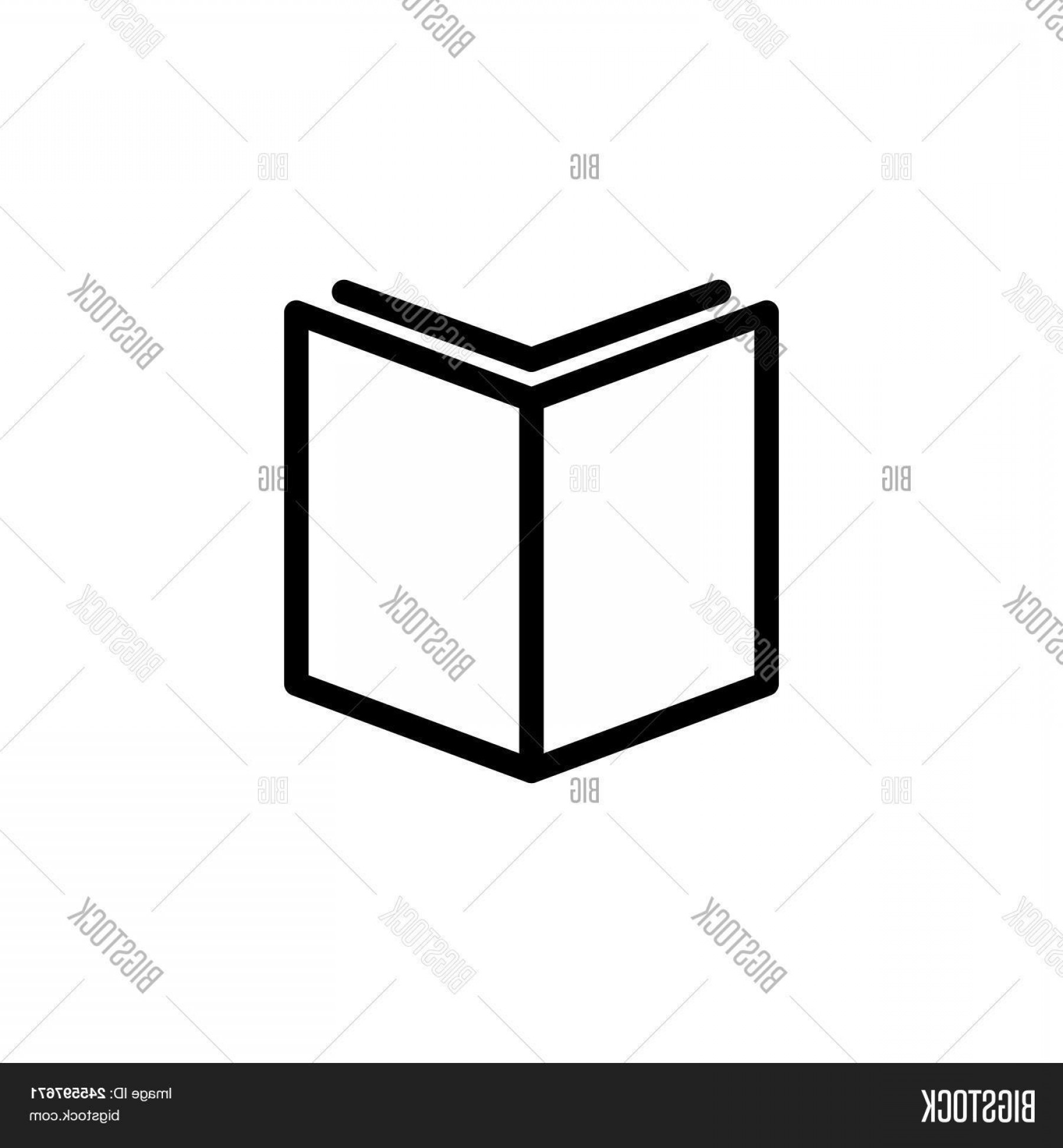1800x1944 Stock Vector Open Book Vector Icon On White Background Open Book