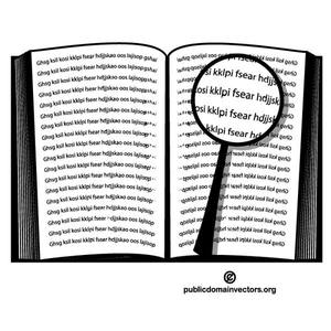 Open Book Vector Art