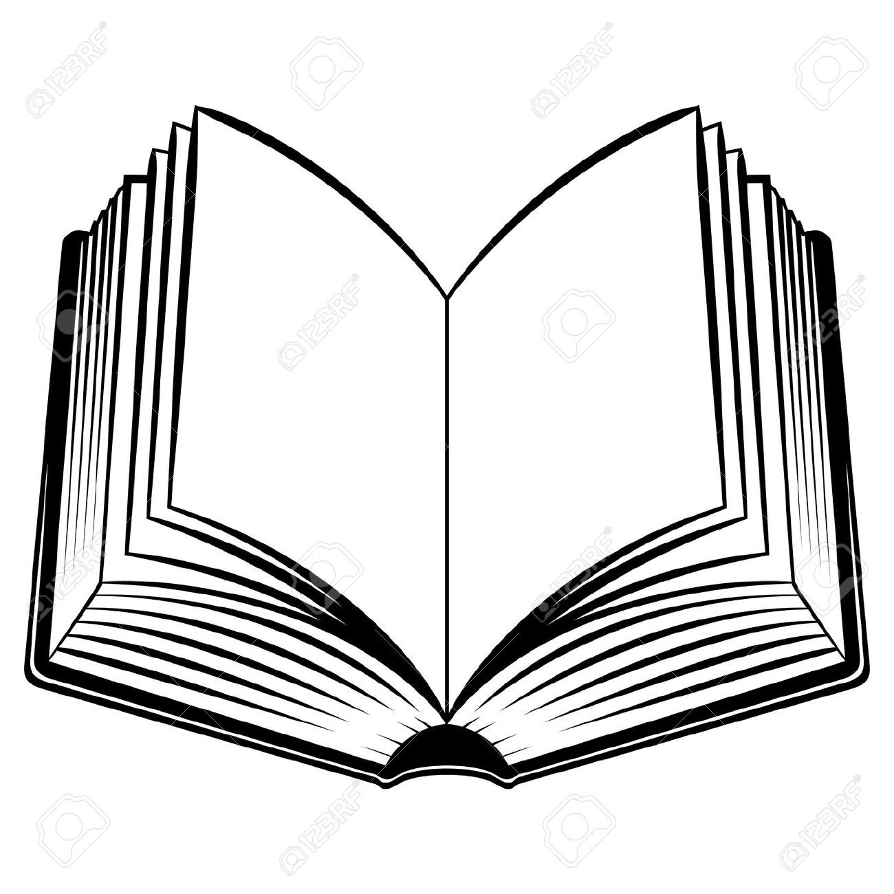 1300x1300 Open Book With Words Clipart