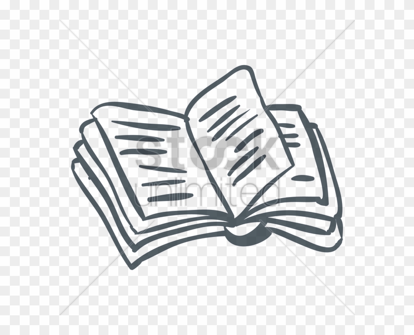 840x680 Open Book Vector Image