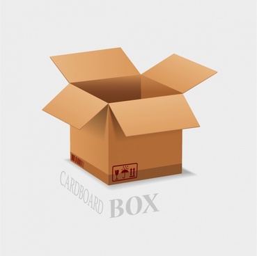 369x368 Open Box Free Vector Download