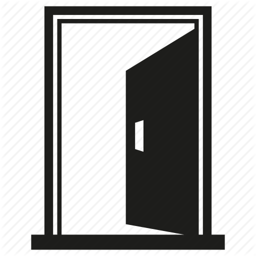 512x512 Open Door Vector Png Vector, Clipart