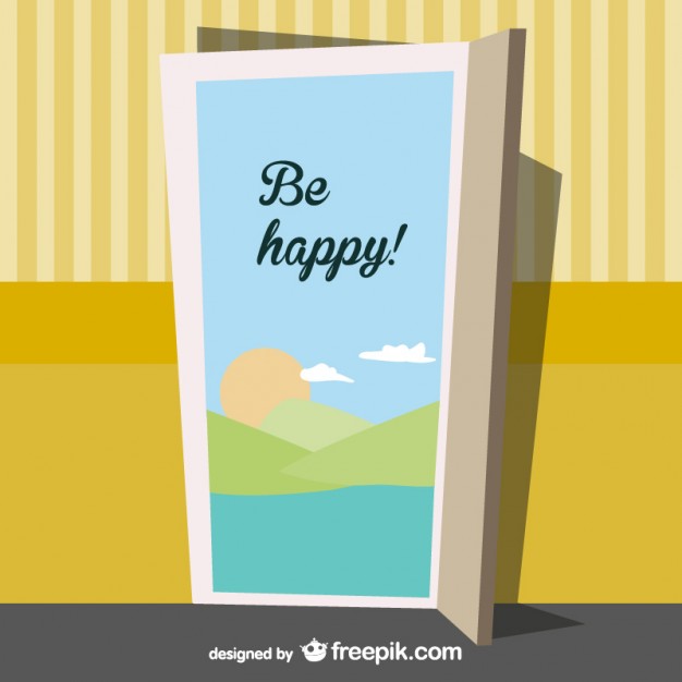 626x626 Open Door To A Idyllic Beach Vector Free Download