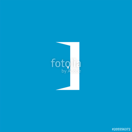 500x500 Open Door Vector Icon, Exit Symbol Flat Sign Illustration For Web