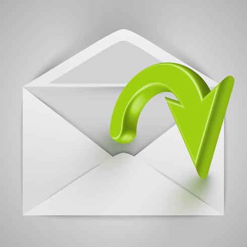 490x490 Open Envelope Vector