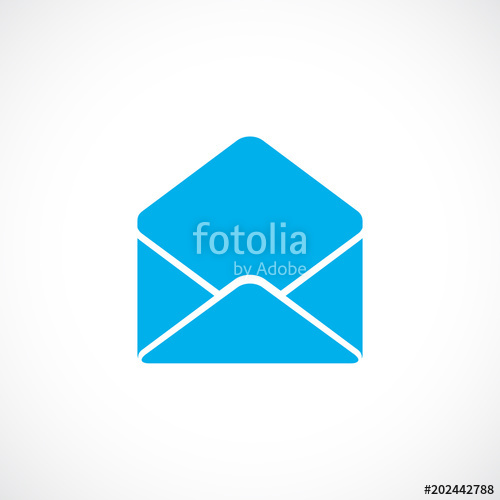 500x500 Open Envelope Vector Icon Stock Image And Royalty Free Vector