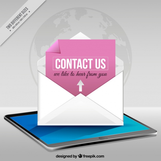 626x626 Realistic Technology Background And Open Envelope Vector Free