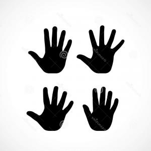 300x300 Stock Illustration Supporting Hands Open Hand Vector Studiogrfx