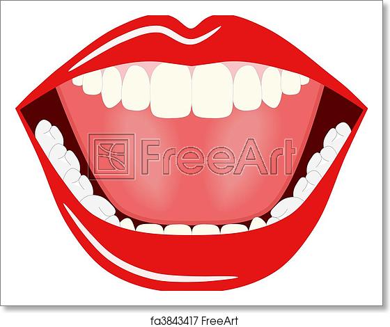 Free Art Print Of Big Mouth Vector Vector Illustration Of A Big 560x470 Free Art Print Of Big Mouth Vector Vector Illustration Of A Big