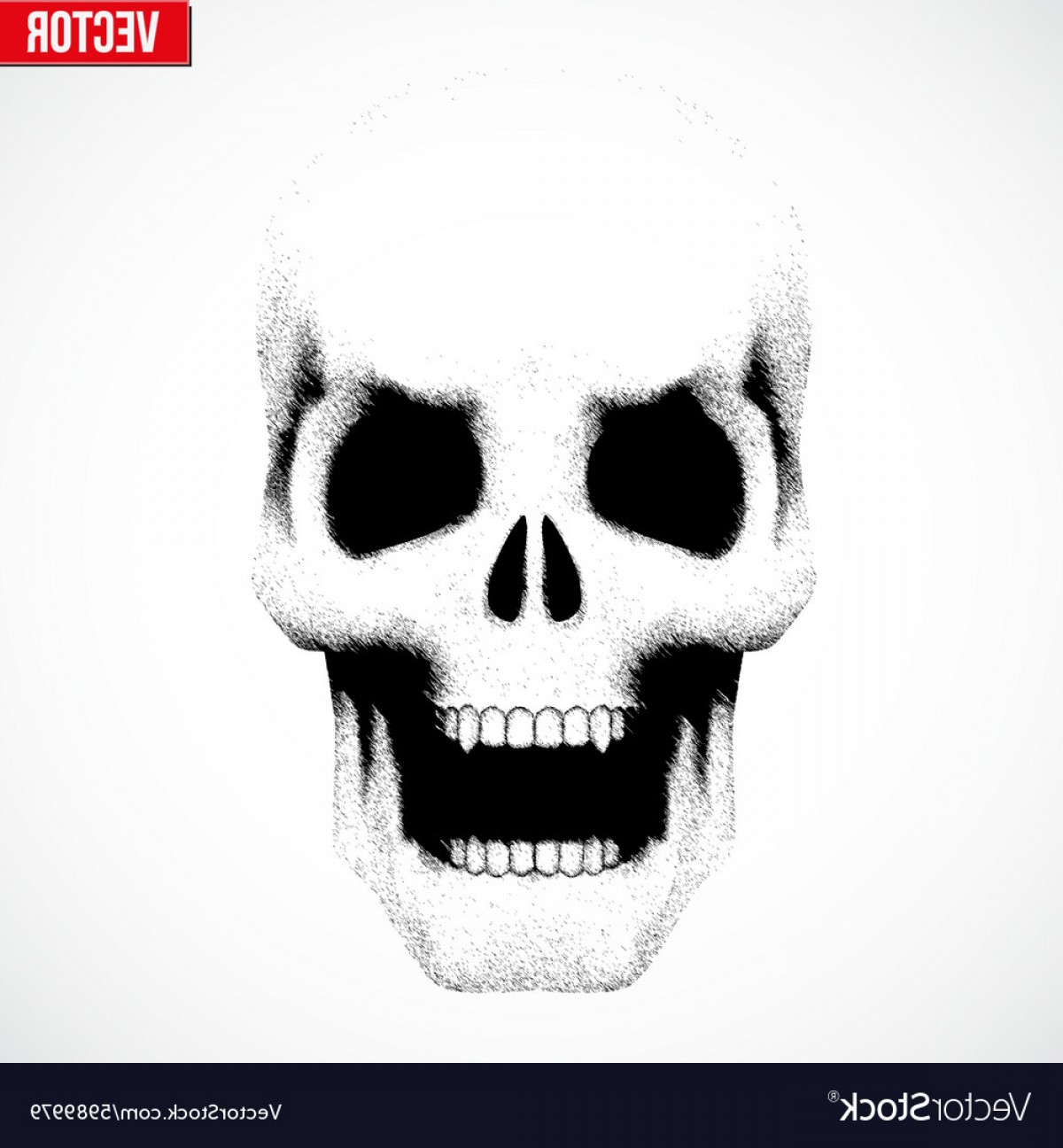 Human Skull With Open Mouth In Sketch Style Vector Wallkeeper 1200x1296 Human Skull With Open Mouth In Sketch Style Vector Wallkeeper