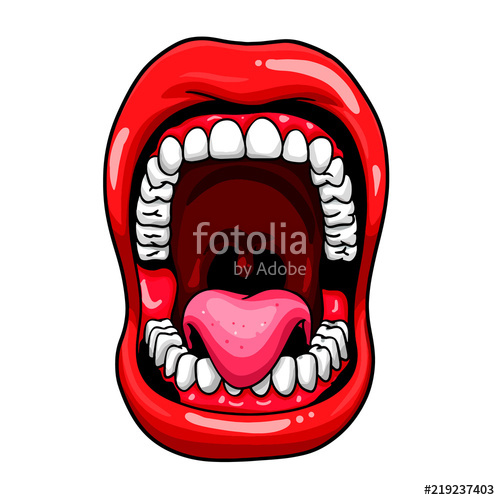 Open Mouth Vector Illustration Stock Image And Royalty Free 500x500 Open Mouth Vector Illustration Stock Image And Royalty Free