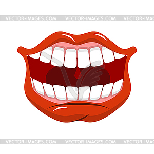 Cheerful Smile Red Lips And White Teeth Open Mouth 300x300 Cheerful Smile Red Lips And White Teeth Open Mouth