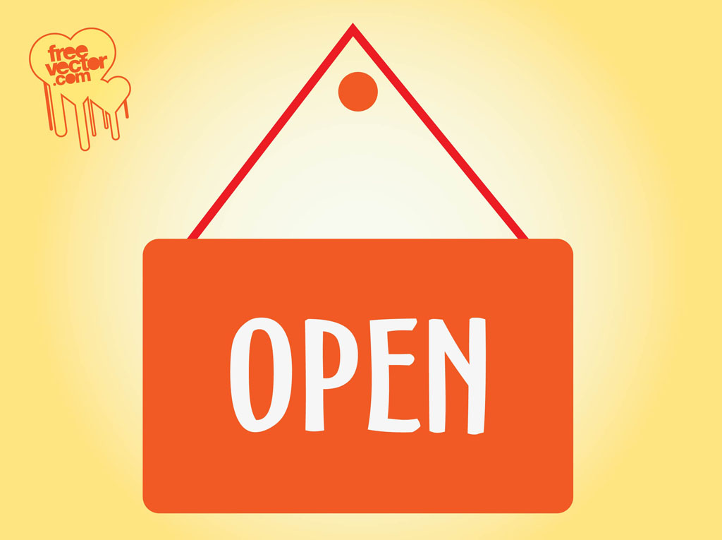 1024x765 Open Sign Vector Art Graphics
