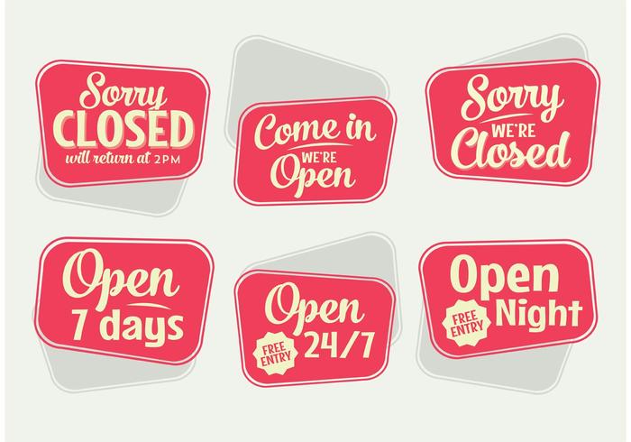 Open Sign Vector at Vectorified.com | Collection of Open Sign Vector