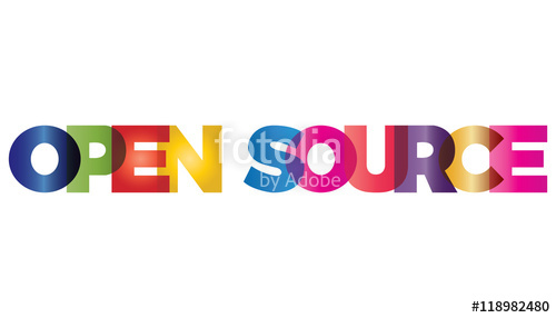 The Word Open Source Vector Banner With Text Colored Rain Stock 500x286 The Word Open Source Vector Banner With Text Colored Rain Stock