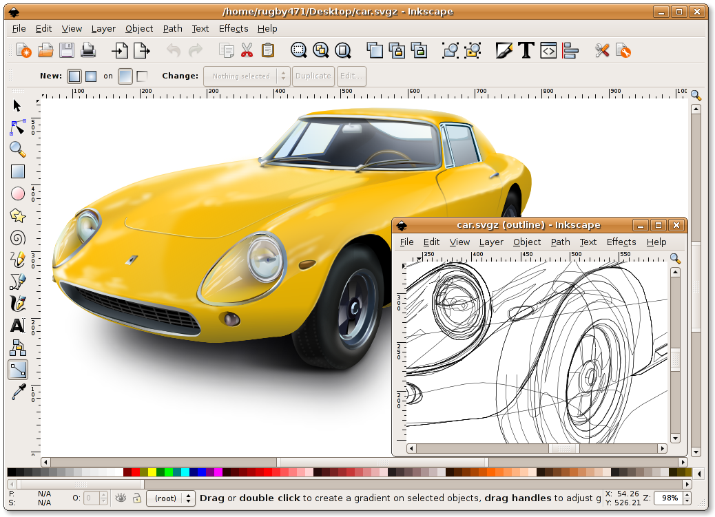 open source vector art software